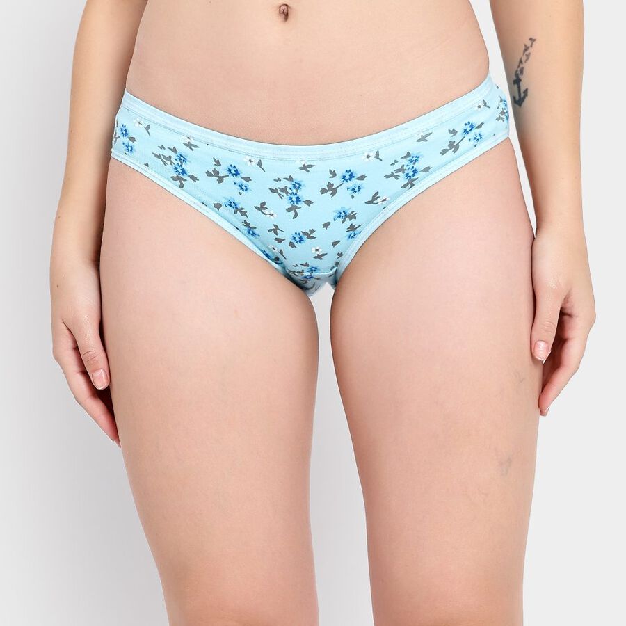 Ladies' Cotton Panty, Light Blue, large